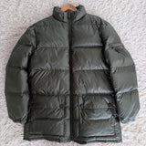 Prada, Khaki, Size L, 2-Way Hooded Down Coat, L, Khaki