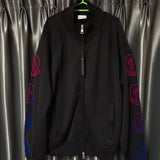 Moncler MAGLIA CARDIGAN, Black, Size L, Track Jacket, Size L, Black