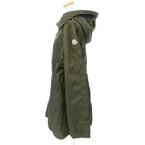 MONCLER, Moss Green, Size 3, Mod Parka Jacket, 100% Nylon, Size 3, Moss Green