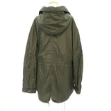 MONCLER, Moss Green, Size 3, Mod Parka Jacket, 100% Nylon, Size 3, Moss Green