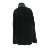Moncler FELPA2025 Men's Zip-Up Blouson Jacket – Black – Size XL – Used B Condition – Pilling, Stains & Fabric Wear