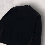 Moncler One-Point Knit-Panel, Black, Size L, Jacket, Wool Nylon, Size L, Black