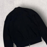 Moncler Knit-Panel, Black, Size L, Jacket, Wool Nylon, Size L, Black