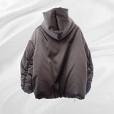Louis Vuitton, Gray, Size 50, LV Embroidered Oversized Bomber Jacket, Nylon, 50, Gray