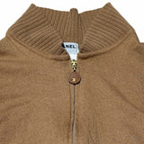 Chanel, Size 34, Coco Zipper Knit Jacket, 34