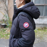Canada Goose Alliston Coat Fusion, Black, Size S, Women's Long Down Coat, Down, Size S, Black