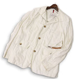 Moncler Men's Zip-Up Field Military Jacket – Size 1 – All-Season Wear