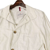 Moncler Men's Zip-Up Field Military Jacket – Size 1 – All-Season Wear