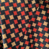Gucci All-Over Web Print, Navy/Red/Beige/Green, Size 50, Hooded Jacket, Nylon/Polyester, Size 50, Navy/Red/Beige/Green