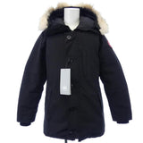 Canada Goose JASPER 3438JM, Black, Size M, Men's Down Jacket, Coyote Fur, Size M, Black