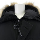 Canada Goose JASPER 3438JM, Black, Size M, Men's Down Jacket, Coyote Fur, Size M, Black