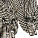 Louis Vuitton, Multicolor, Size 38, Women's Gun Club Check Collarless Jacket, Wool, 38, Multicolor