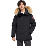 Canada Goose JASPER PARKA 3438JM, Black, Size XS, Down Jacket, Polyester Cotton Down Feather, Size XS, Black