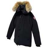 Canada Goose JASPER PARKA 3438JM, Black, Size XS, Down Jacket, Polyester Cotton Down Feather, Size XS, Black