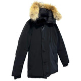Canada Goose JASPER PARKA 3438JM, Black, Size XS, Down Jacket, Polyester Cotton Down Feather, Size XS, Black