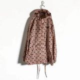 Prada, Pink/Black/Ivory, Size 42, All-Over Print Hooded Blouson Jacket, 42, Pink/Black/Ivory
