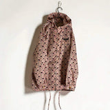 Prada, Pink/Black/Ivory, Size 42, All-Over Print Hooded Blouson Jacket, 42, Pink/Black/Ivory