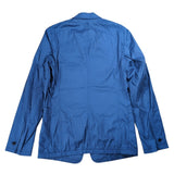Prada, Light Blue, Size 44R, 3B Tailored Jacket, Cotton, 44R, Light Blue