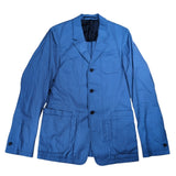 Prada, Light Blue, Size 44R, 3B Tailored Jacket, Cotton, 44R, Light Blue