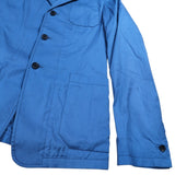Prada, Light Blue, Size 44R, 3B Tailored Jacket, Cotton, 44R, Light Blue