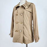 MONCLER, Size 1, Trench Coat, 100% Polyester, Size 1 (SM), Color Not Specified