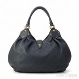 LOUIS VUITTON Mahina L Handbag M95765 Noir Leather - Pre-Owned