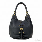 LOUIS VUITTON Mahina L Handbag M95765 Noir Leather - Pre-Owned