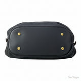 LOUIS VUITTON Mahina L Handbag M95765 Noir Leather - Pre-Owned