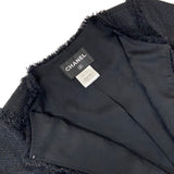 Chanel, Black/Bronze, Size 38 (M), Women's 2011 Tweed Jacket, Wool/Polyester, 38, Black/Bronze