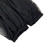 Chanel, Black, Size 34 (S), Women's Lace/Pleated Jacket, Silk, 34, Black
