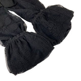 Chanel, Black, Size 34 (S), Women's Lace/Pleated Jacket, Silk, 34, Black