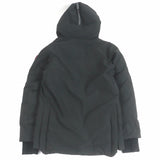 Canada Goose SANFORD PARKA 3400M, Black, Size XS, Men's Hooded Down Coat, Polyester Cotton Nylon Acrylic Polyurethane Down Feather, Size XS, Black