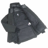Canada Goose SANFORD PARKA 3400M, Black, Size XS, Men's Hooded Down Coat, Polyester Cotton Nylon Acrylic Polyurethane Down Feather, Size XS, Black