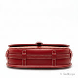 Goyard Bellevarde PM Crossbody Shoulder Bag Red PVC Leather Ladies - Pre-owned