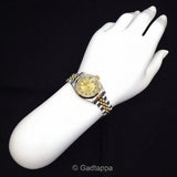 Vintage Rolex Datejust 79173MR Champagne Dial Diamond Two-Tone Gold Watch