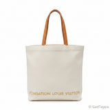 Louis Vuitton Men's and Women's Tote Bag, Canvas, Fondation Museum Design