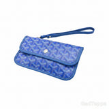 Goyard Boheme Hobo Bag PM Tote Bag Herringbone Logo Pouch Blue A Rank go13282gh - Vintage