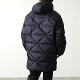 Prada, F0SVF, Men's Re-Nylon Quilted Hooded Down Coat, Re-Nylon, F0SVF