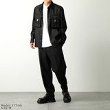 Prada, Black, Men's Re-Nylon 2-Way Shirt Jacket, Recycled Polyamide, Black