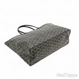 Goyard Saint Louis PM Tote Bag Herringbone Logo Pouch Black A Rank go19239gg - Pre-Owned