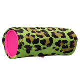 Chrome Hearts, Green x Pink x Silver, 20cm x 8cm, Chrome Hearts Jewelry Roll Haircalf Leather Jewelry Case, 20cm x 8cm, Green x Pink x Silver