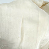 Chanel, Ivory, Size 38, Women's Collarless Shell Jacket, Cotton/Vinyl/Rayon/Acrylic, 38, Ivory