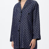 Gucci 875438XDDG3, Blue, Women's Suit Jacket, Blue