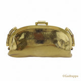 Vintage Chloe Handbag with Clasp, Gold, Women's