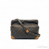 LOUIS VUITTON Monogram Canvas Nile GM M45242 Shoulder Bag Brown Coated Canvas Leather Women's - Pre-Owned