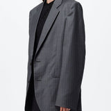 Gucci, Grey, Women's Suit Jacket, Grey