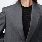 Gucci, Grey, Women's Suit Jacket, Grey