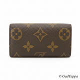 Louis Vuitton Monogram Multicle 4 -avaimenperäkotelo, ruskea, naisille, käytetty