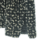Chanel, Black/White, Women's Casual Shirt, Silk/Wool/Polyester/Nylon, Black/White