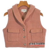 Chanel, Pink, Women's Jacket, Wool/Cashmere, Pink